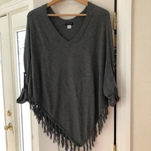 Venus Fringe Sweater Poncho